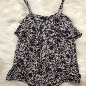 Flower Print American Eagle Tank Top